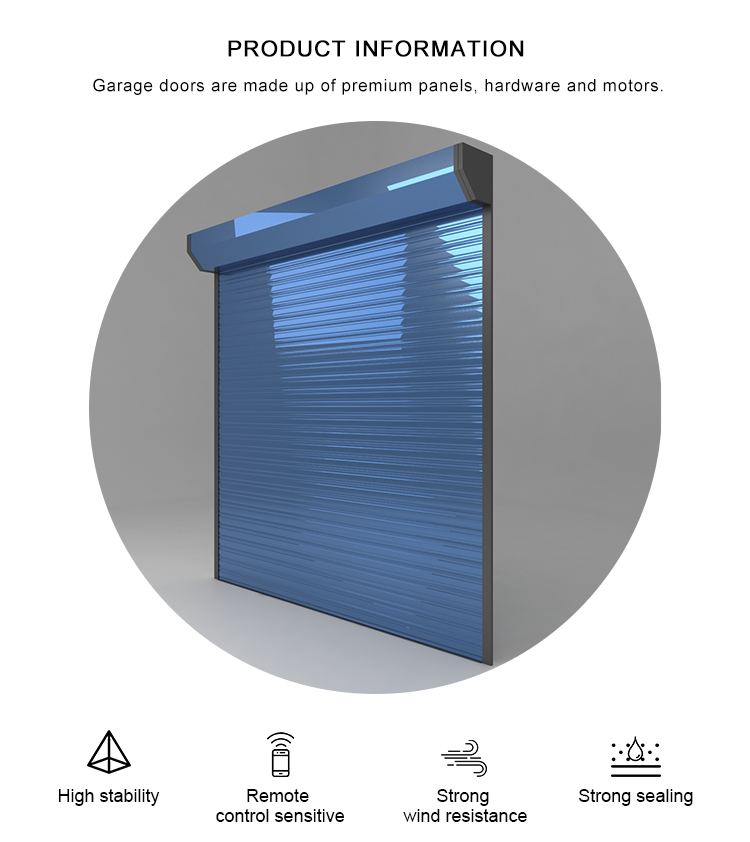 2025 Modern Automatic Industrial Sectional Pedestrian Door Good Price Bifold Garage Door Wholesale Electric Garage Door