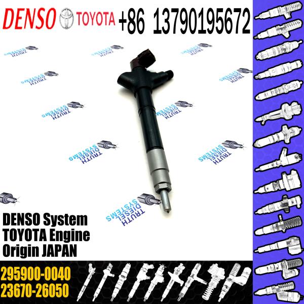 Nouvel injecteur de carburant commun de rail 295900-0040 23670-26050 pour Toyota RAV4 2AD-FHV