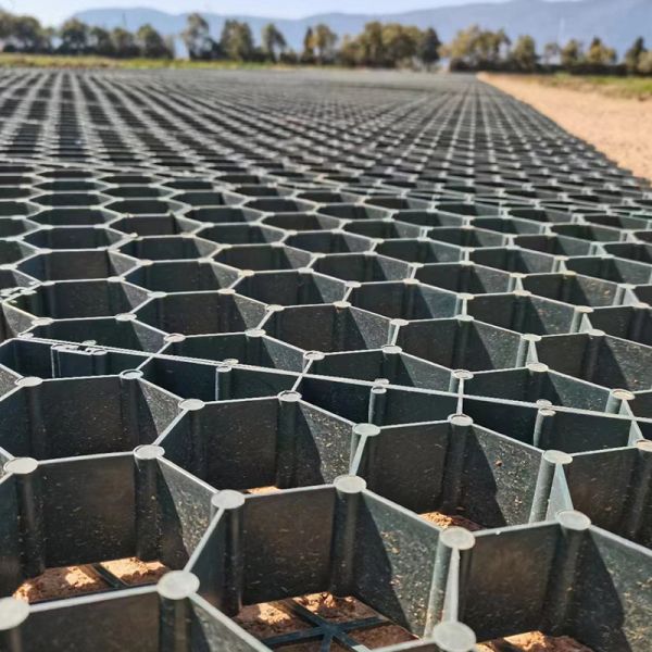 Ground Reinforcement Grids Gravel Plastic Grass Grid / Stabilizing Driveway Plastic Hexagonal Grass Grid