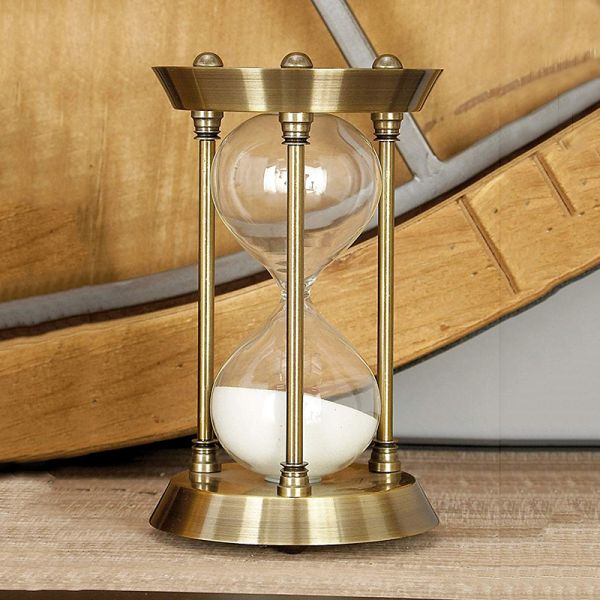 Сплав металла/латунная винтажная минута часов 15 - минута 60 с античной картиной