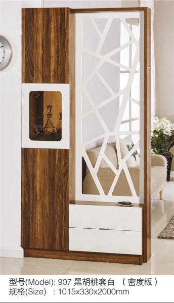 Space Saving Wall Divider Cabinet , Wood Divider Cabinet 1015*330*2000mm