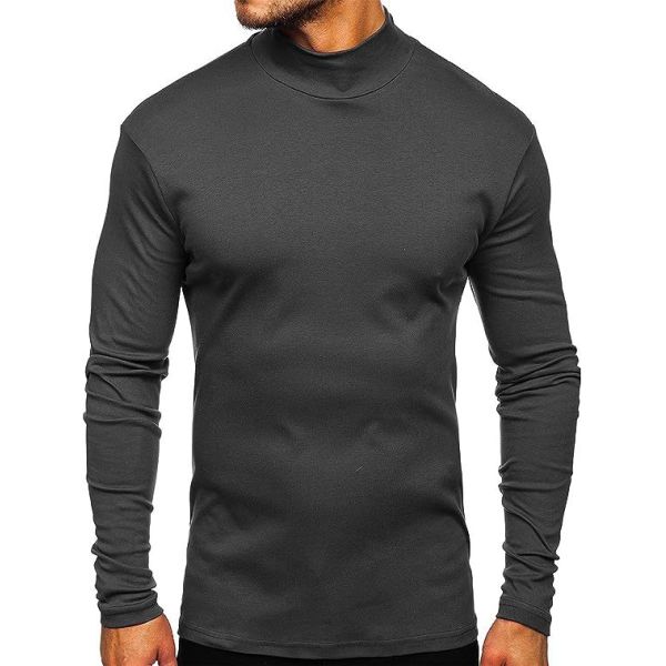 Men's Long-Sleeved T-Shirt Pullover Undershirt Support 7 Days Sample Order Lead Time