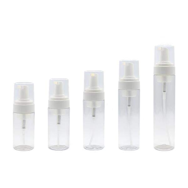 Matt Foam 100ml Cosmetic Bottle Gold Cap Luxury Skincare Pump Bottle