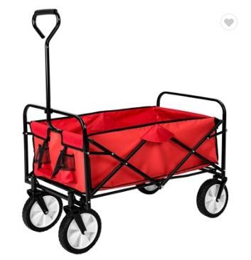 Climb Stair Shopping Trolley Foldable Hand Cart 4 Wheels 260KGS Weight Capacity for Tools