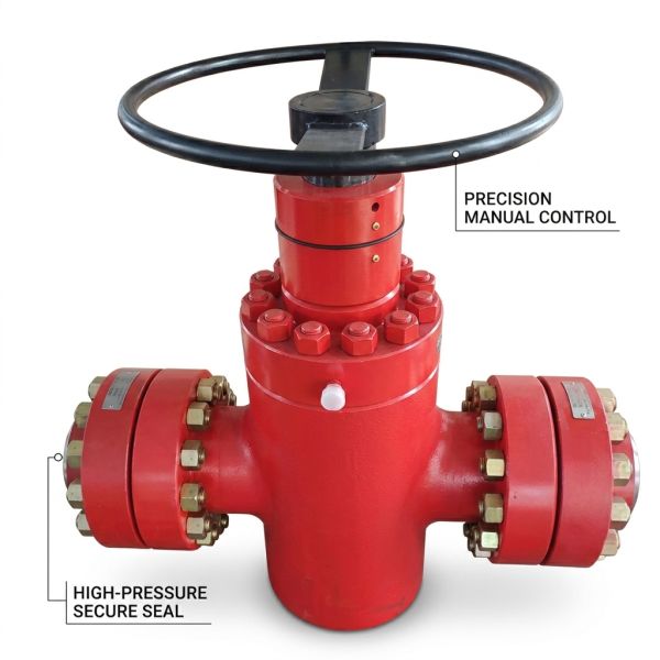 Stainless Steel High Pressure Gate Valve Manual Operation Type Ensuring Long Lasting Performance in Harsh Environments