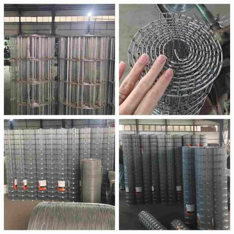 Stainless Steel 304 3mm Galvanised Wire Mesh For Cattle Panel
