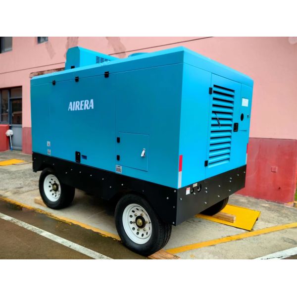 500CFM Diesel Screw Compressor with ≤75 DB(A) Noise for Industrial Use