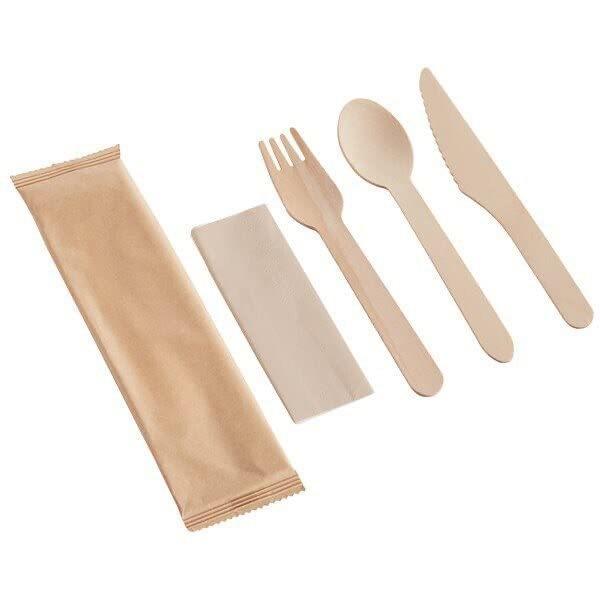Couverts en bois compostables jetables durables sur mesure avec service OEM ODM