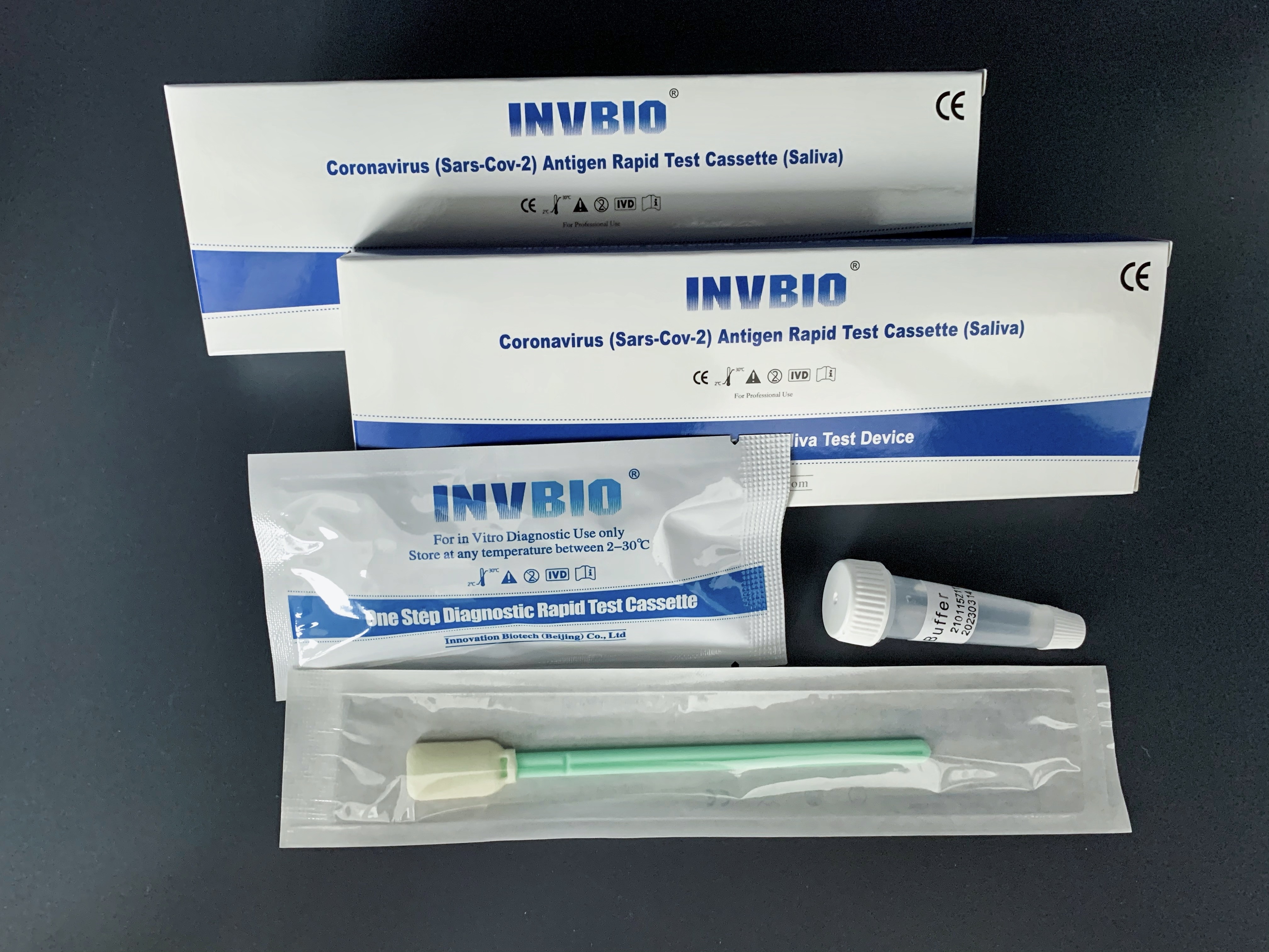 Коробка набора 25pcs/теста слюны антигена SARS-CoV-2 Coronavirus само-