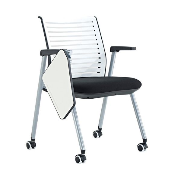 Conference Office Training Chair Multi Functional Removable With Wheels