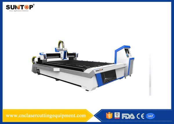 Metal Fiber Optic Laser Cutting System 1200W 1500 * 3000mm 1064nm
