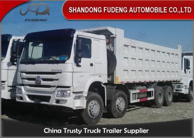 40 Tons 6 X 4 Semi Trailer End Dump Truck For Sand Stone Transportation