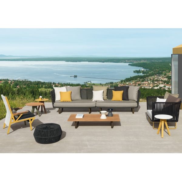New design outdoor furniture customized garden patio sofa set rope leisure sofa set