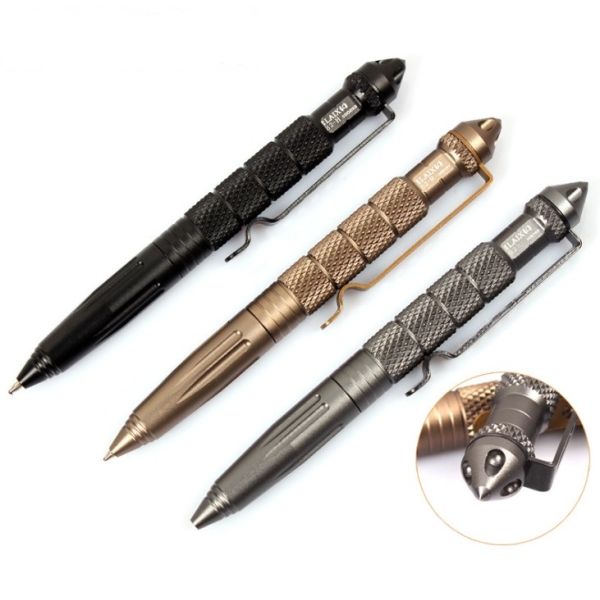 Wholesale OEM Tactical Pen Glass Breaker Self Defense Ballpoint Military Tactical Pen