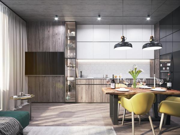 E0 E1 Or ECO Friendly Modern Melamine Full Luxury Custom Kitchen Cabinets For Home