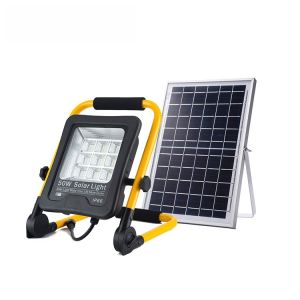Luz de inundación LED solar para exteriores más brillante IP66 de 50w 100w 200w