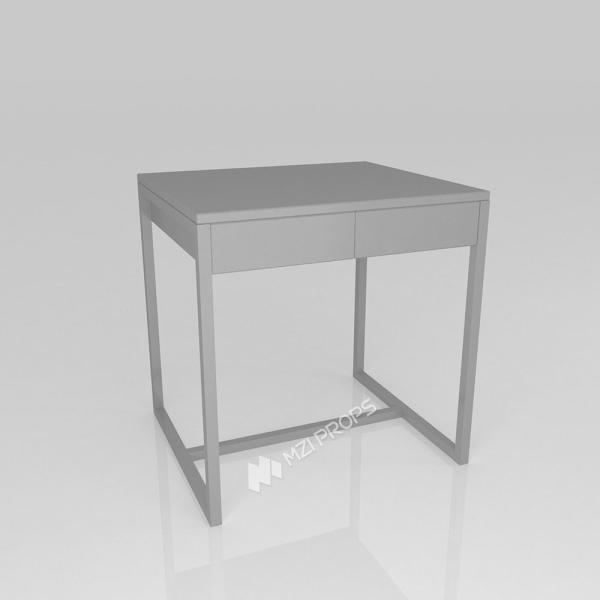 Table d'expérience en bois gris pour la décoration de magasins de luxe et les armoires de magasin de marque