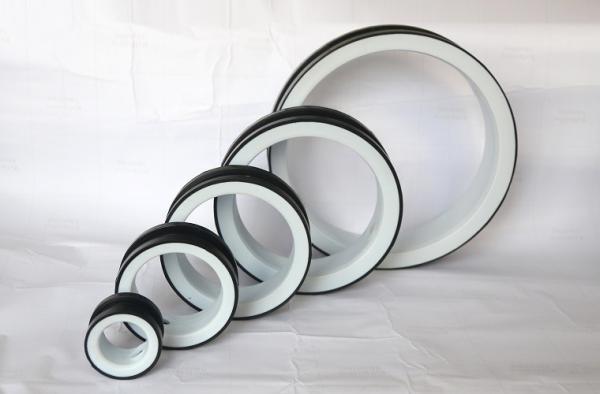 High Temp Centerlined Butterfly Valve Seat Of PTFE + EPDM / PTFE + FKM
