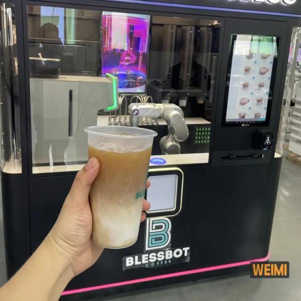 Automatic Coffee Robot Barista with Customizable Recipes