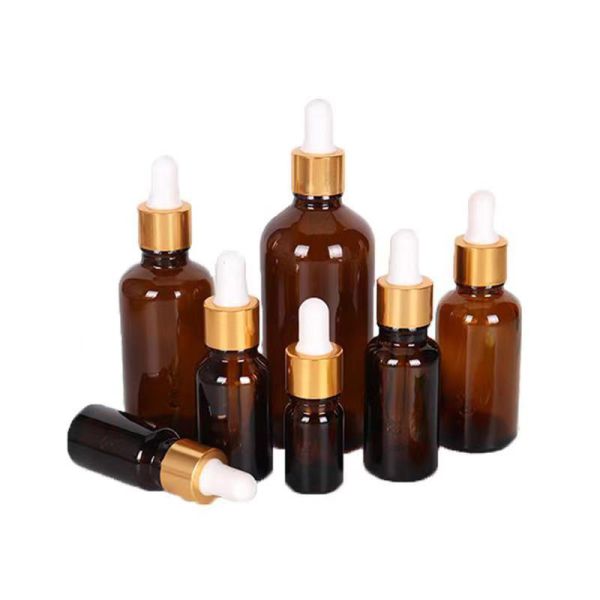 Amber Color 5ml 10ml 15ml 20ml 30ml Glass Essential Oil Bottle with High Speed Lead Time
