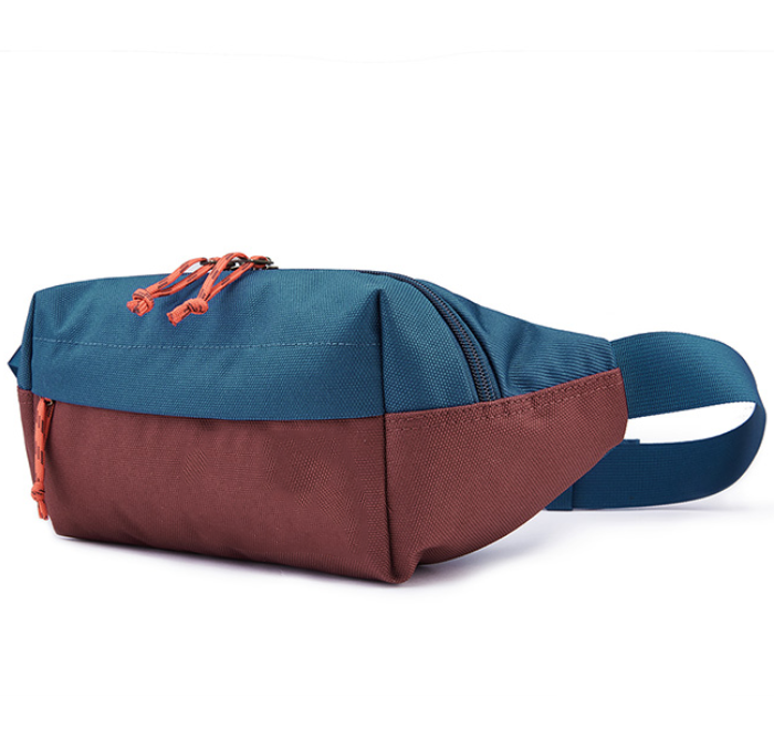 Fanny Waist Bag Pouch Polyester Sports Waist Pouch Waterproof Sling Crossbody Bag