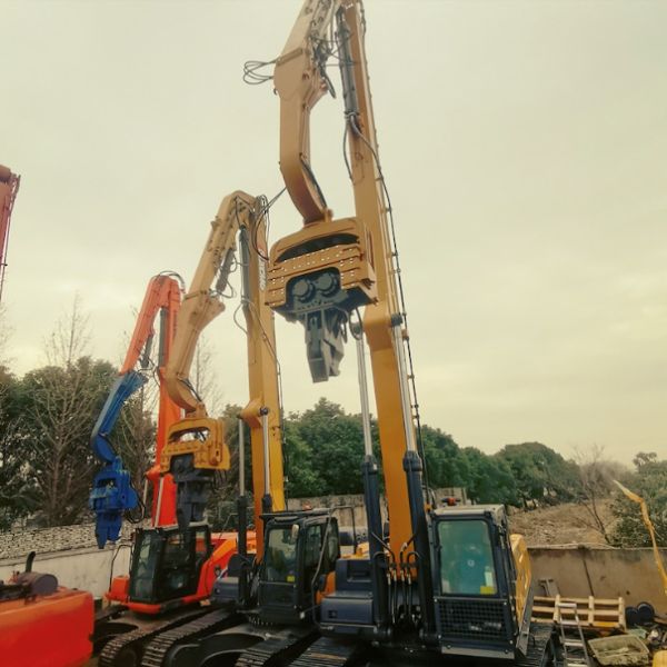 High-Efficiency Excavator Mounted Vibro Hammer Pile Driver – 2800rpm For 10 Meter Piling Work