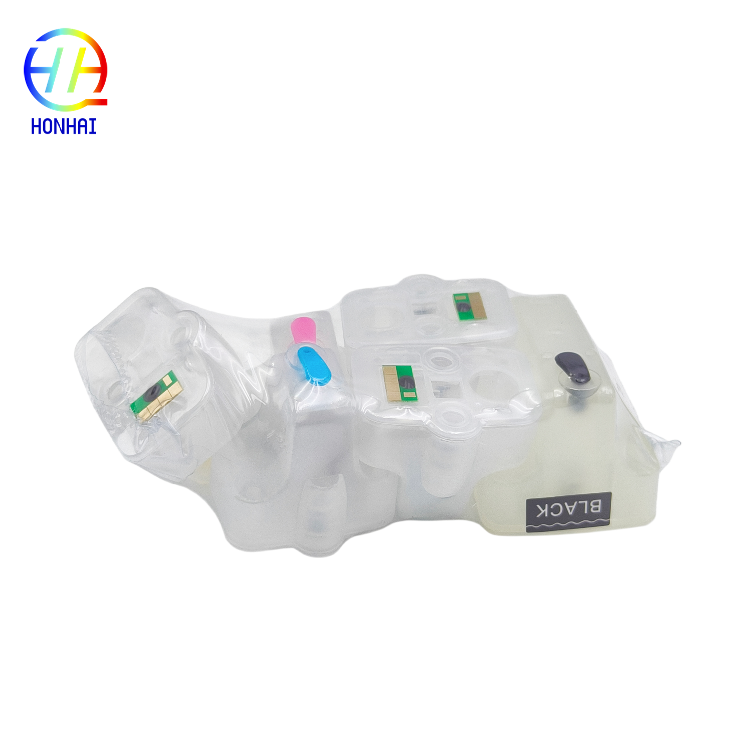 High Yield HP Photosmart Ink Cartridge with Smart Auto-Reset Chip and Leak-Proof Design
