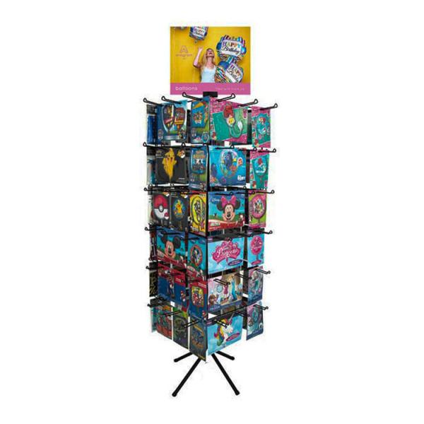 Metal Display Racks Custom Toy Display Rack 4 Tiers Gift Shop Display