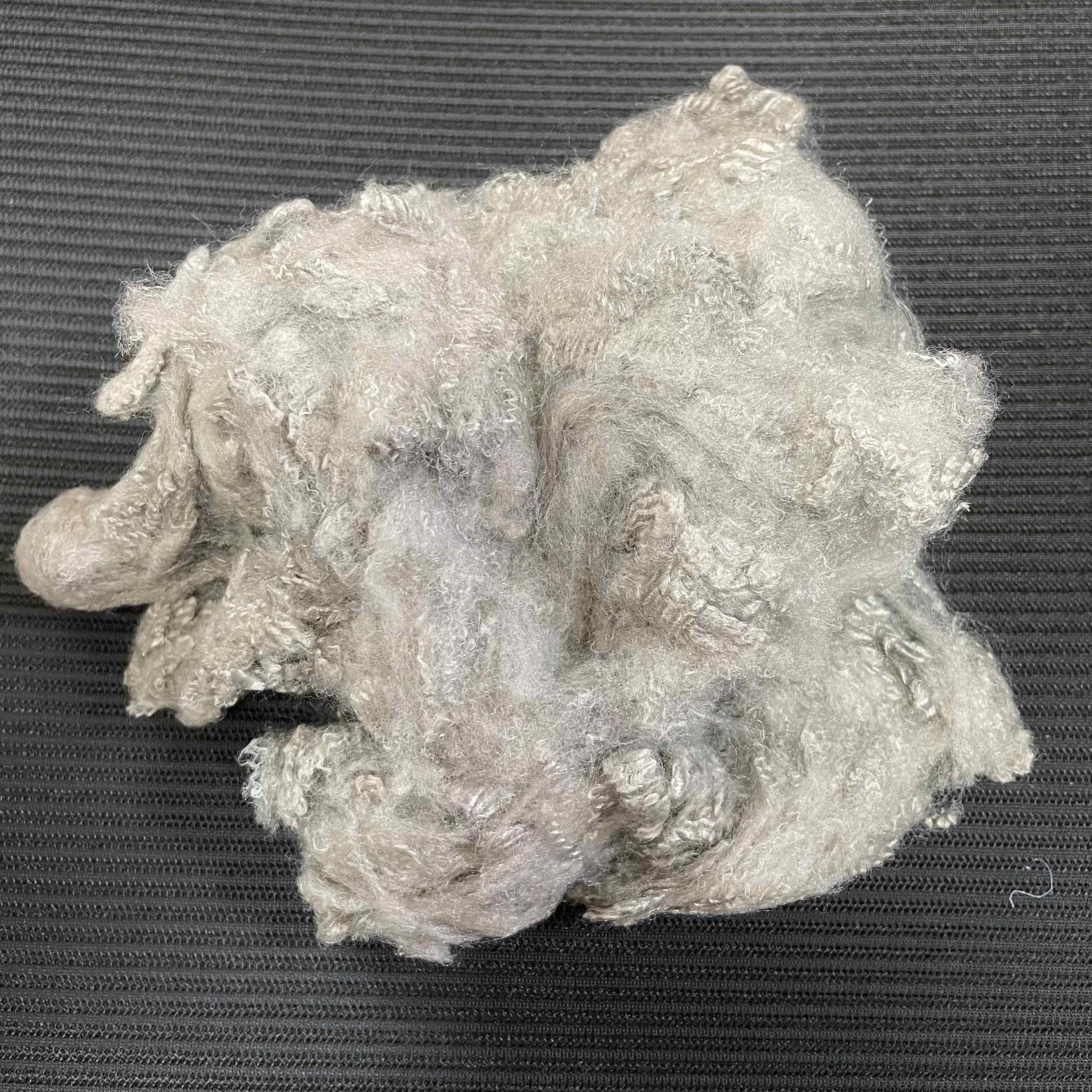 4D*51MM Grey 4080 Low Melting Bicomponent Fiber  Thermal Bonding Grey ES Fiber for Nonwoven, Filter & Hard Wadding