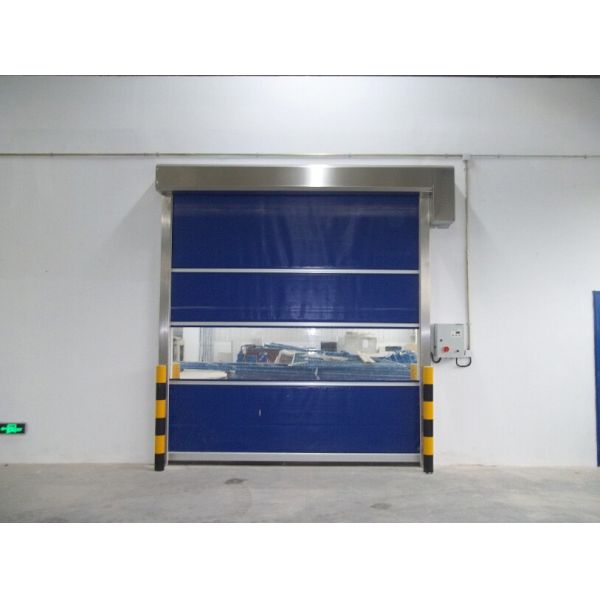 Пластмассовые внутренние высокоскоростные двери быстрые автоматические подъемные двери