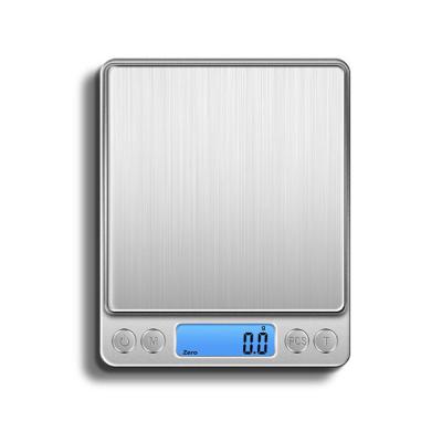 Rechargeable Digital Jewelry Scale 0.01g Mini Pocket Scale with LCD Display Screen and 218g Digital Display Battery Powere