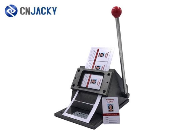 Mini PVC ID Card Badge Card Die Cutting Machine For 135*95mm , Low Noise