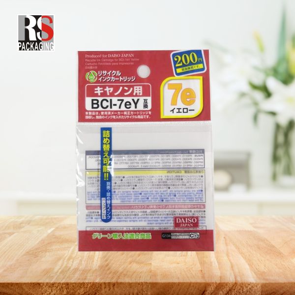 Biodegradable OPP BOPP Poly Bag Transparent Cellophane Header Bags Packaging