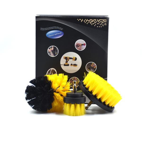 Portable Drill Cleaning Brush Power Scrubber Drill Attachment Brush Set