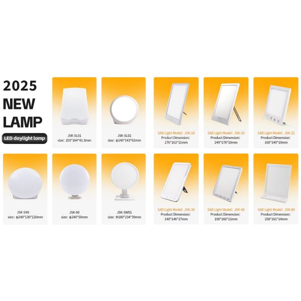 Portable Mood Treatment SAD Dimmable Light Wireless Charging Therapy Light Therapy Sad Lamp Emotional Sad Light Therapy Lamp