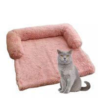 Vente en gros belle qualité doux chaud multicolore mignon facile à démonter et à laver couverture de lit durable pour chien chat