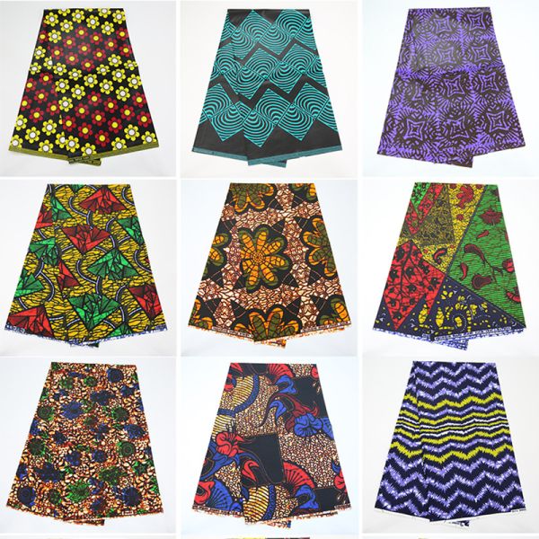 High Quality 100% Cotton Wax Print Fabric African Wax Fabric for Dress Home Textile