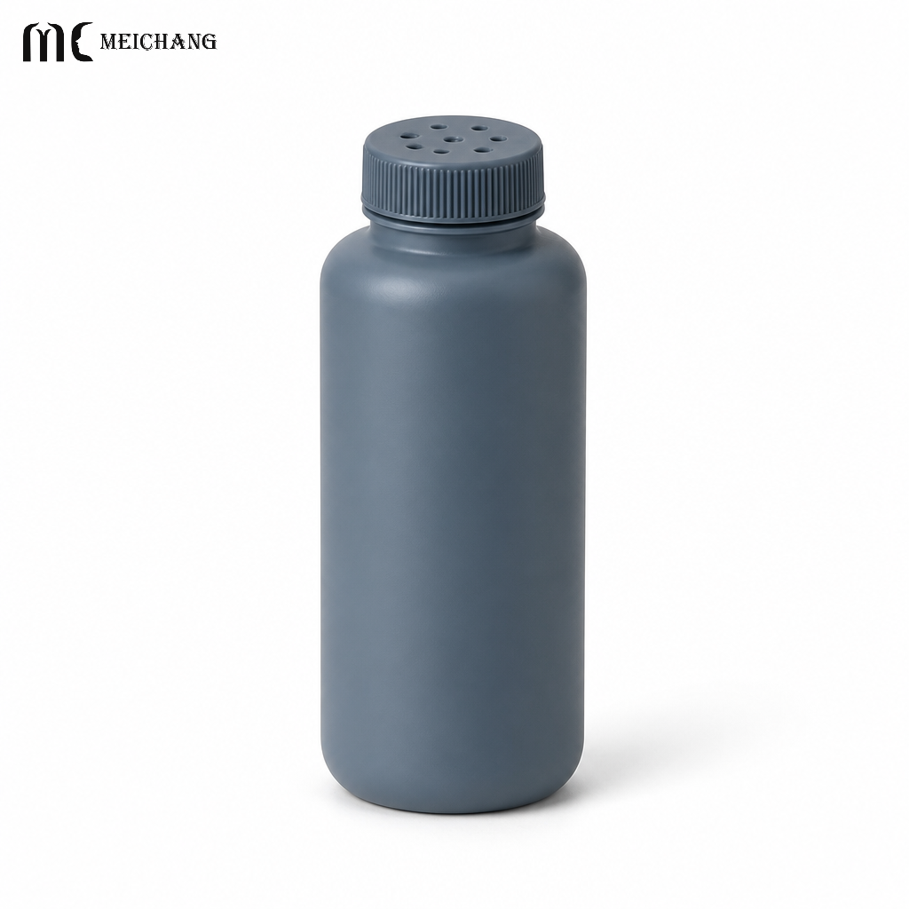 100g HDPE Powder Bottle with Sifter Cap for Baby Powder & Cosmetic Powder Packaging (MC-1505)