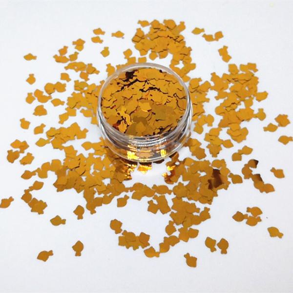 Poly Fish Shaped Glitter for Wedding Party Decoration in Glittery Design