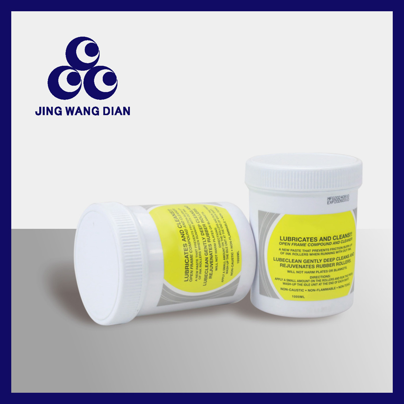 Roller Cleaning Lubricating Paste Milky White Non Flammable Non Toxic