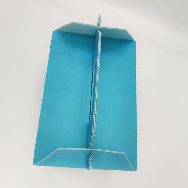 Blue Food Gift Packaging Box With Handle Anti Mold For Market