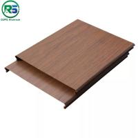 Bord droit de bande de plafond de couleur en aluminium acoustique commerciale d'écorce