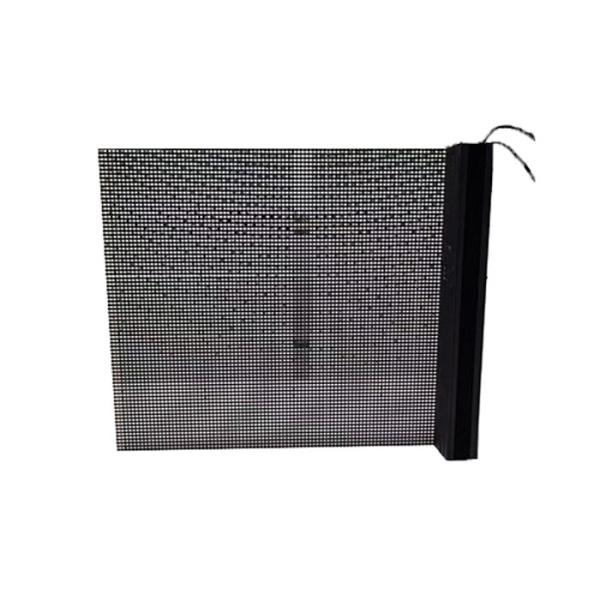 P3.9 Affichage de film LED transparent holographique 6 kg / m² Ultra mince 6 mm pour les galeries