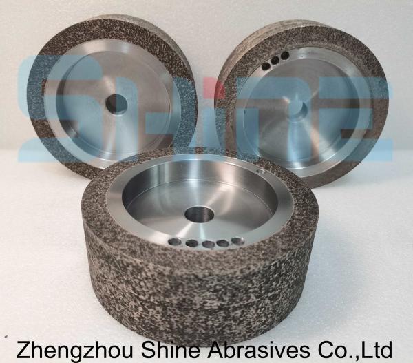 A roda de moedura ligada do diamante do metal é apropriada para a borda de vidro de moedura e de lustro do lápis para a máquina de chanfradura de vidro