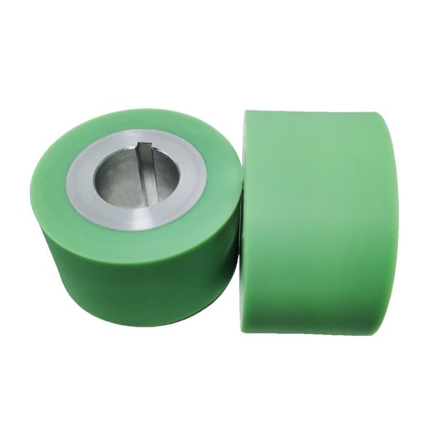 Customized High Heat-Resistant 350 Grey Silicone Wheels for YF 301 H H Sewing Hot Air Seam Sealing Machine