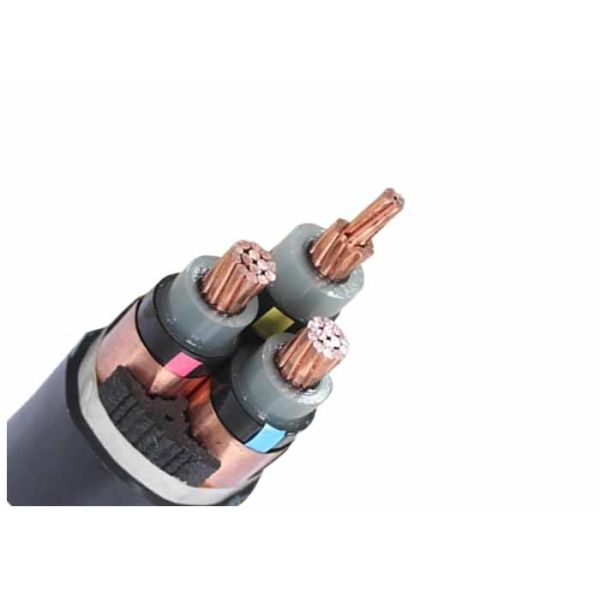 電気XLPEは送電線11kV 33kV IEC60502-2標準的な3X185MM2を絶縁しました