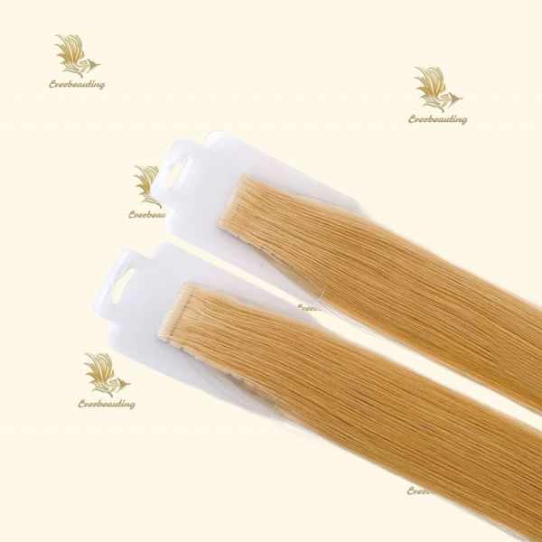 Straight Style Remy Double Drawn Invisible Tape in Hair Extensions European Remy Hair