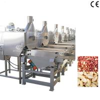 Stainless Steel 304 Peanut Slitting and Blanching Machine for Blanched Peanut Output in Food Application