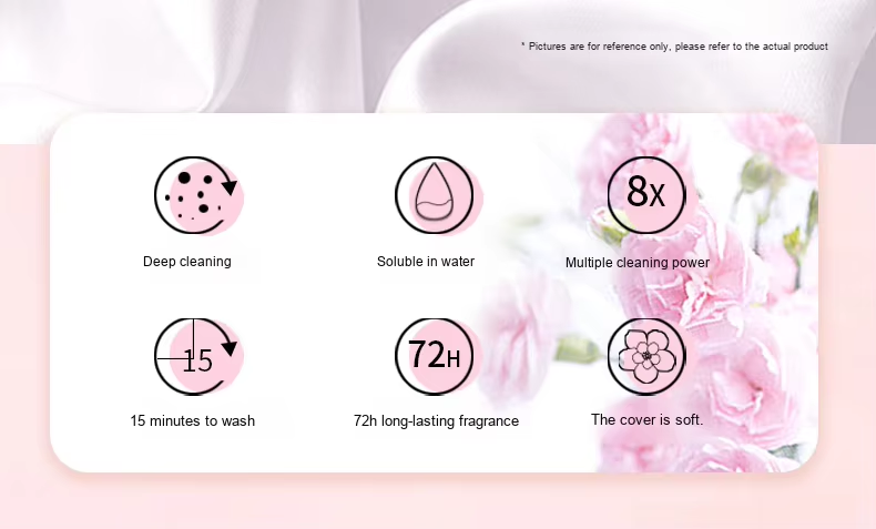 Five-Chamber Long-Lasting Fragrance Gel Beads Multi-Effect Concentrated Laundry Pods