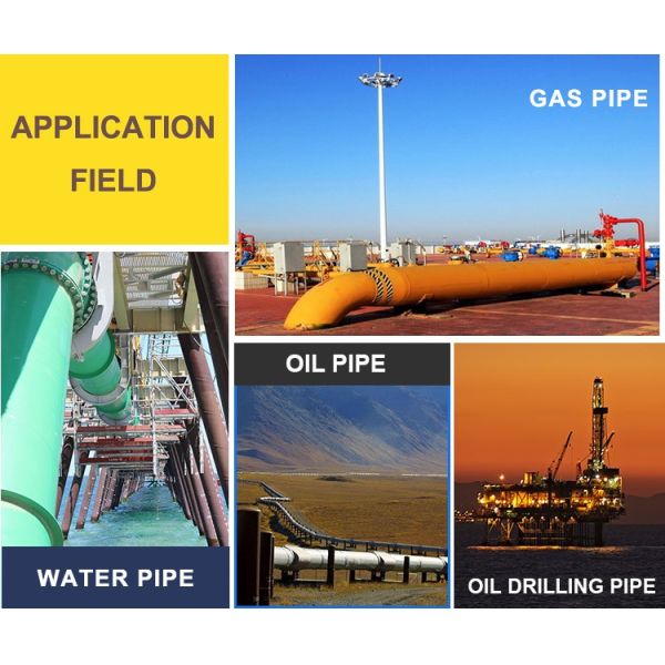 1/2 Inch 1 Inch Carbon Steel Tubes 6mm LASW SLAW Longitudinal Submerged ARC Welding Pipe 600mm